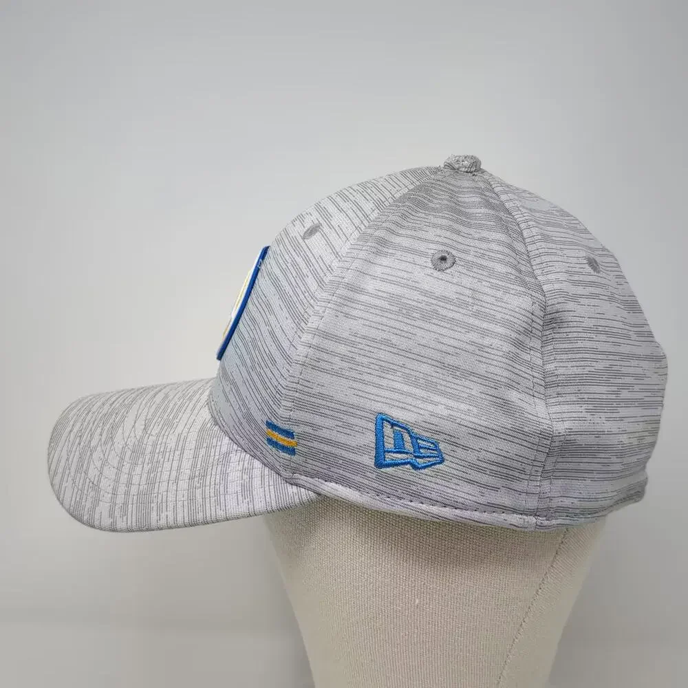 New Era Los Angeles Chargers NFL 39THIRTY Gray Blue Hat Stretch Fit Size L Cap